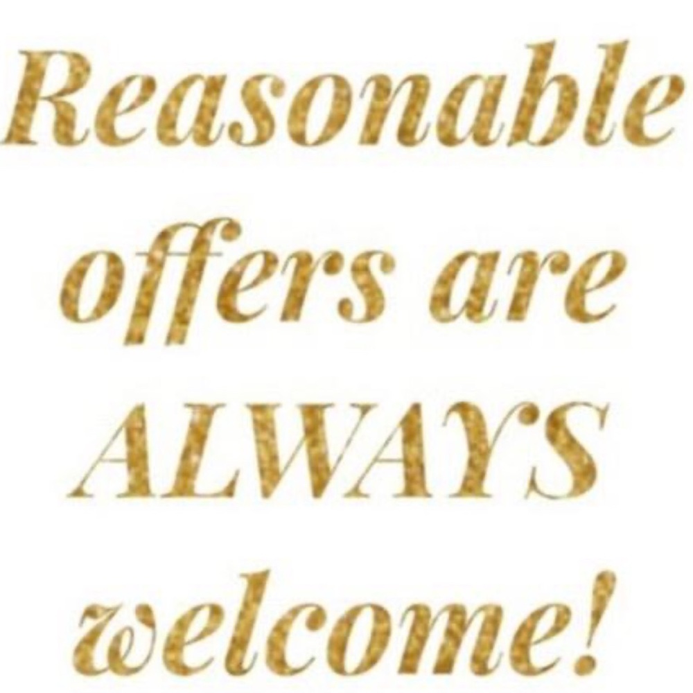 Reasonable offer